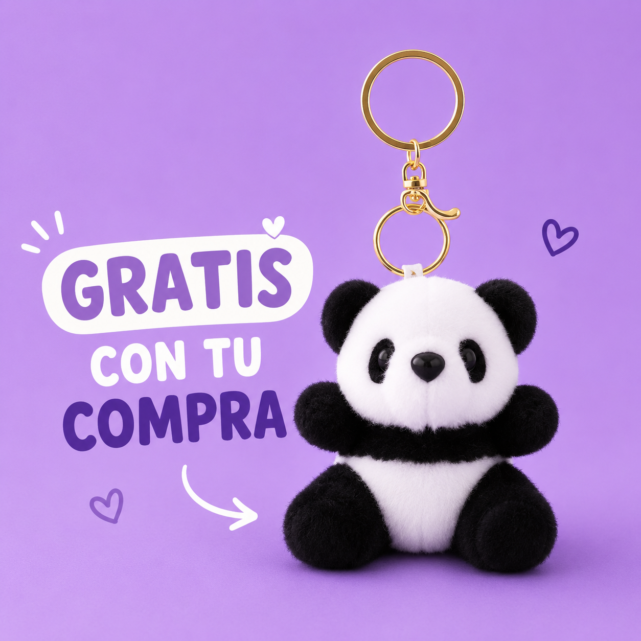 Llavero de Panda de Regalo | Gratis con tu Compra | NUBBO